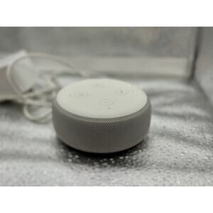 Amazon Echo Dot 3rd Generation Smart Speaker Tested Deregistered w/Power White